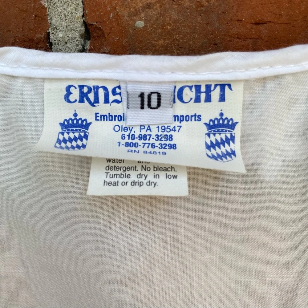 Ernst‎ Licht German Folk Maxi Skirt & Blouse Set 14/10